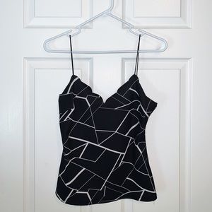 SHEIN Scalloped Geometric Cami Top